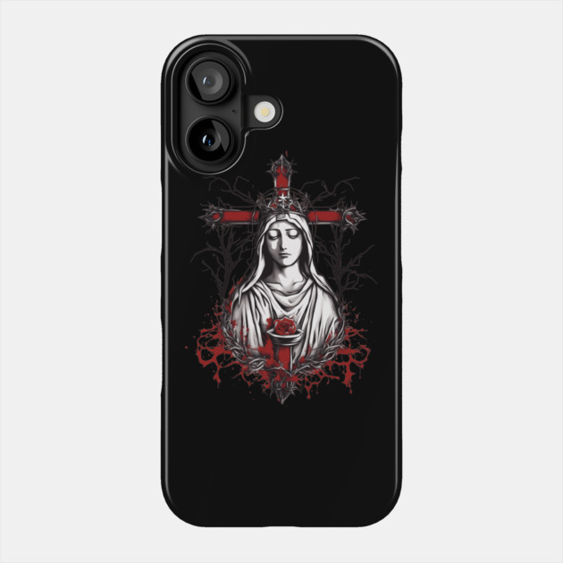 Mary Mother of the Redeemer Phone Case by animegirlnft