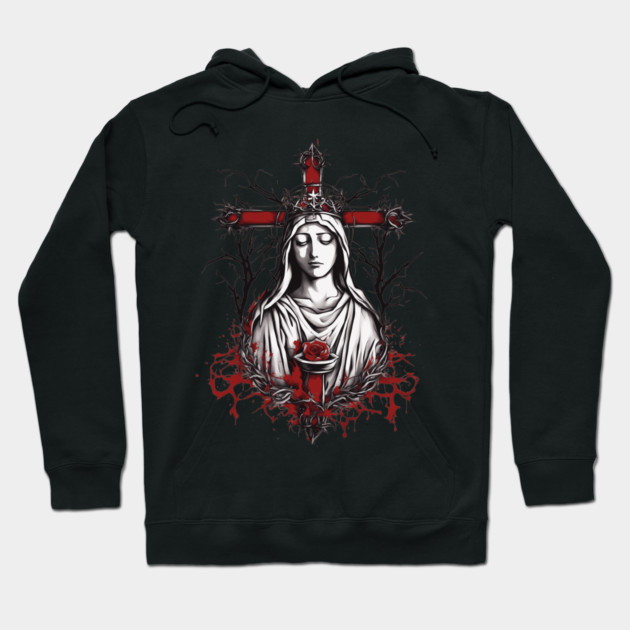Mary Mother of the Redeemer Hoodie by animegirlnft