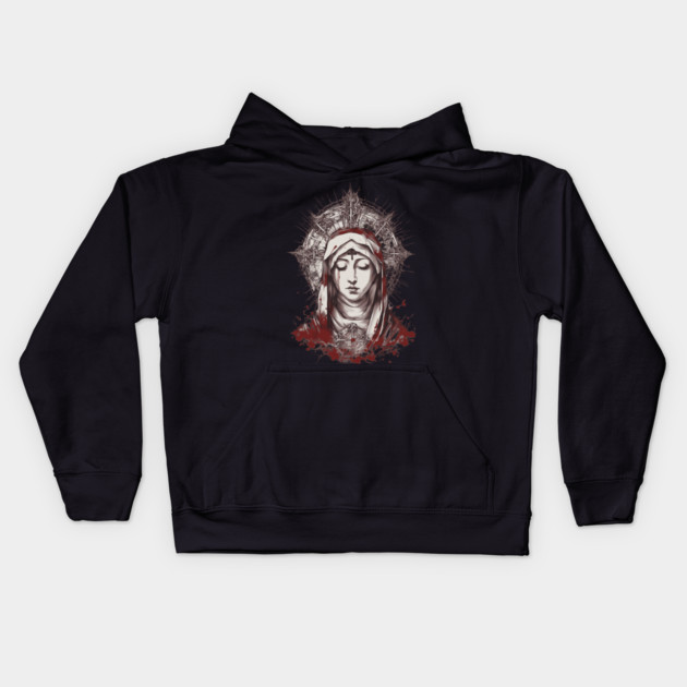 Sinlessness of Saint Mary Kids Hoodie by animegirlnft