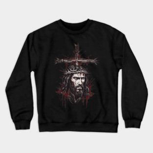 Jesus Christ Died for Our Sins Crewneck Sweatshirt
