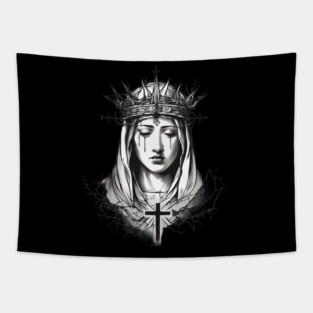 Mary Prayers for the Dying Tapestry