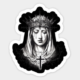 Mary Prayers for the Dying Sticker