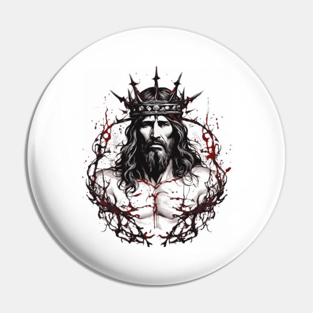 The Compassion of Jesus Christ Pin by animegirlnft