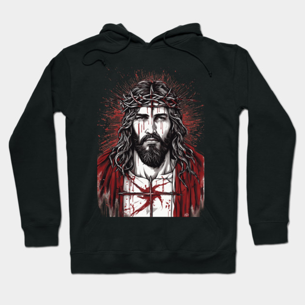 Blood of Christ Hoodie by animegirlnft
