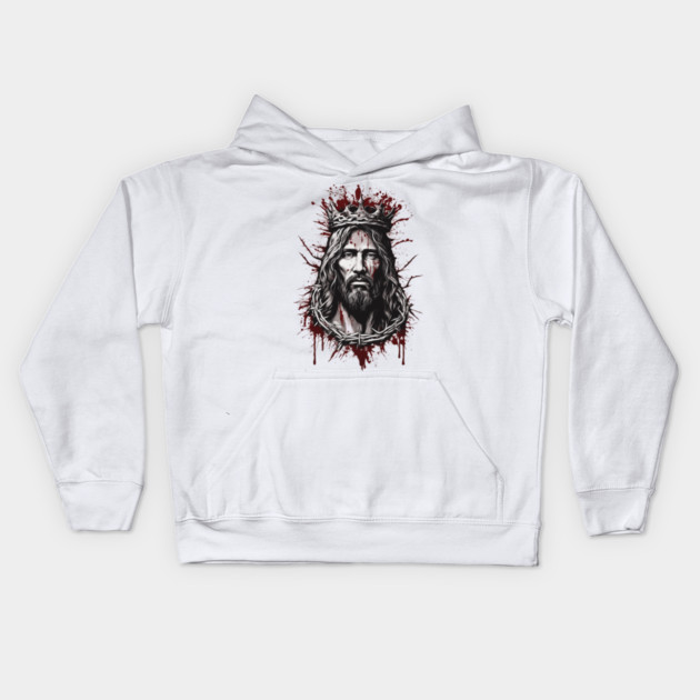 The Second Coming of Jesus Christ Kids Hoodie by animegirlnft