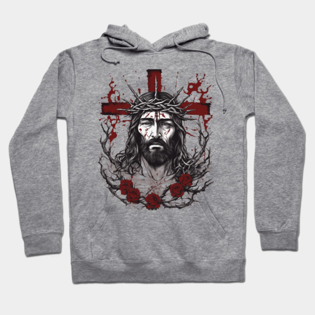 Jesus Wept Hoodie by animegirlnft