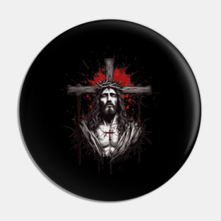 Jesus Christ Blood of the Cross Pin