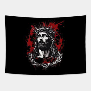 Holy Wounds of Jesus Christ Tapestry
