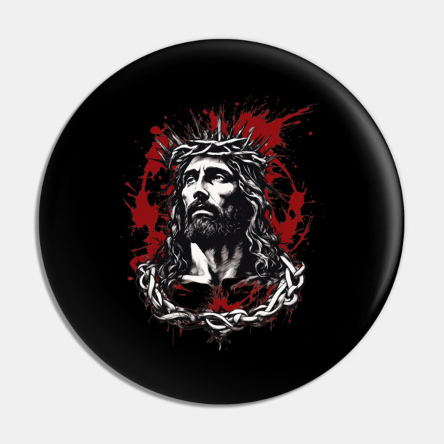 Holy Wounds of Jesus Christ Pin by animegirlnft