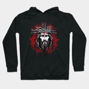 Jesus Christ Crown of Thorns Hoodie