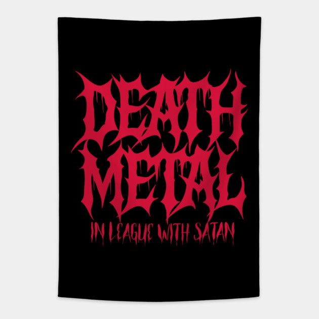 DEATH METAL Tapestry by artslaves