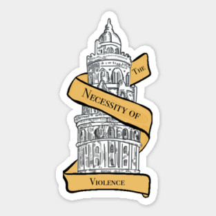 Babel or The Necessity of Violence tower Sticker