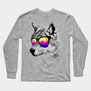 Cool Wolf Long Sleeve T-Shirt
