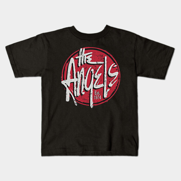The Angels band Australia Kids T-Shirt by Timeless Chaos