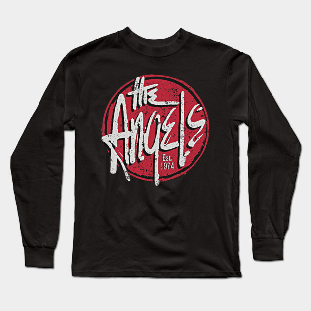 The Angels band Australia Long Sleeve T-Shirt by Timeless Chaos