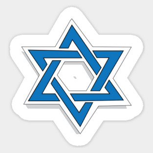 Jewish Star Sticker