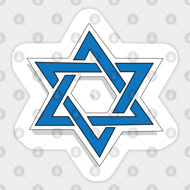 Jewish Star Sticker by DickinsonDesign