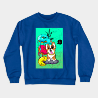 Corgi Donut Crewneck Sweatshirt