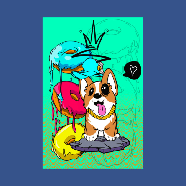 Corgi Donut by Rossi Jay Inc.