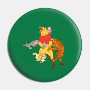 A Very Naughty Bear Pin