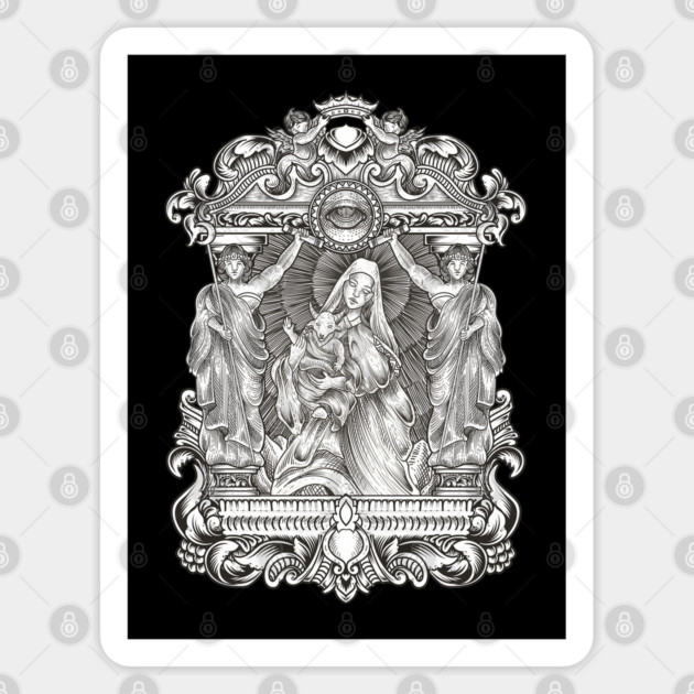 Baby Baphomet Sticker by Occult Store