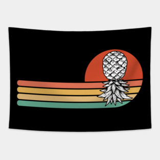 Vintage Swinger Upside Down Pineapple Tapestry