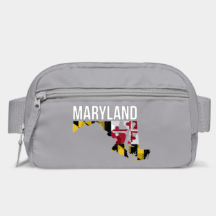 Maryland State Flag Map Bag