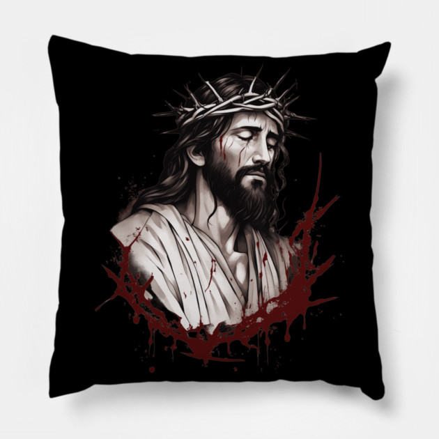 Jesus Loves Me Pillow by animegirlnft