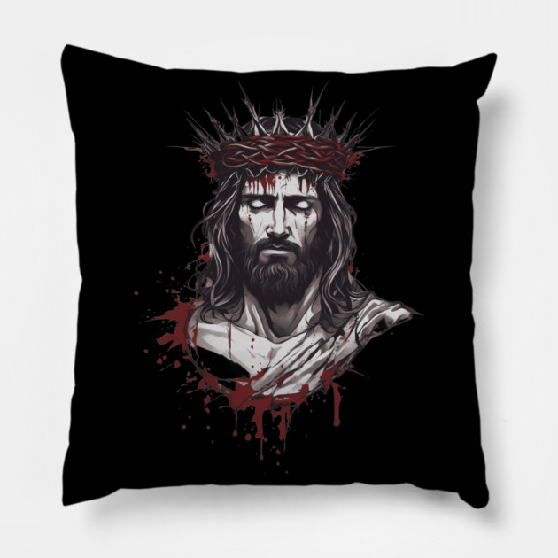 Jesus Of Nazareth Pillow by animegirlnft