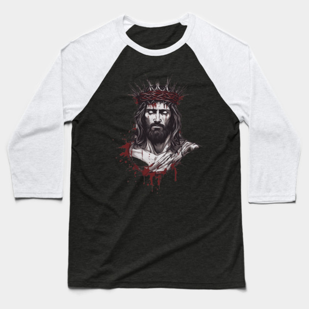 Jesus Of Nazareth Baseball T-Shirt by animegirlnft