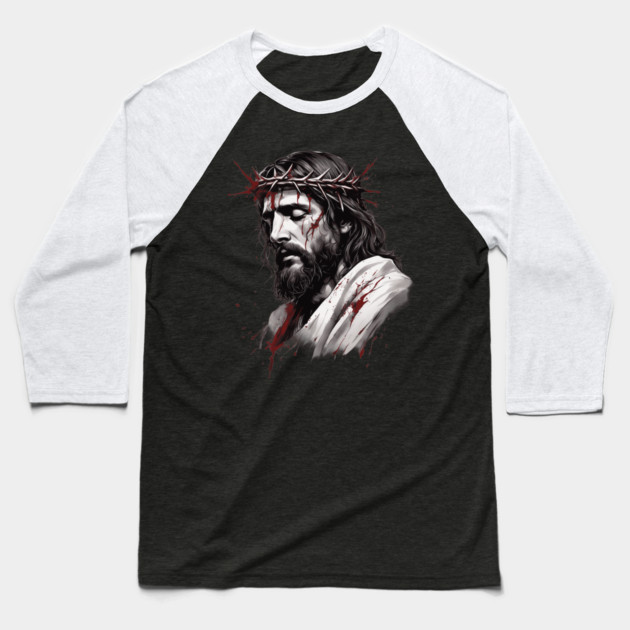 Jesus Is Lord Baseball T-Shirt by animegirlnft