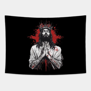 Jesus Forgives All Sins Tapestry