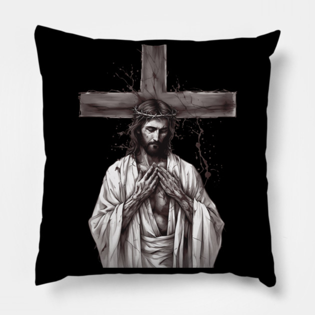Jesus Teach Us Love Pillow by animegirlnft