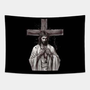 Jesus Teach Us Love Tapestry