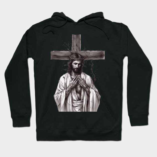 Jesus Teach Us Love Hoodie by animegirlnft