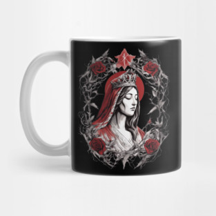 Mary On A Cross Mug