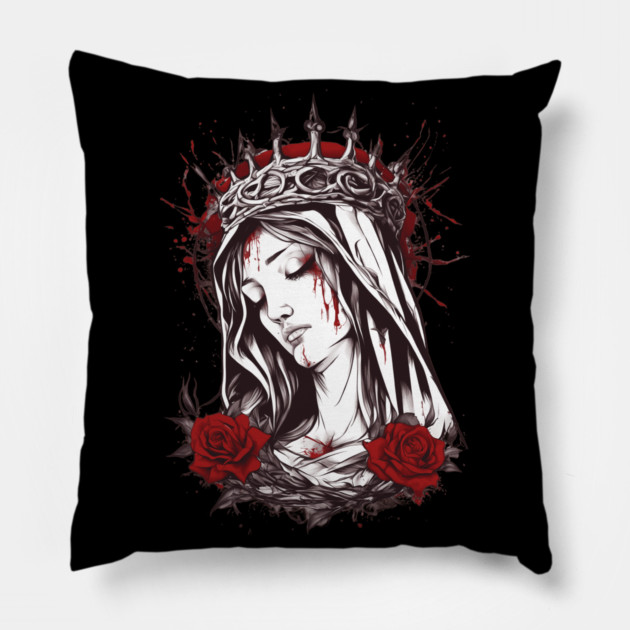 Virgin Mary Pillow by animegirlnft