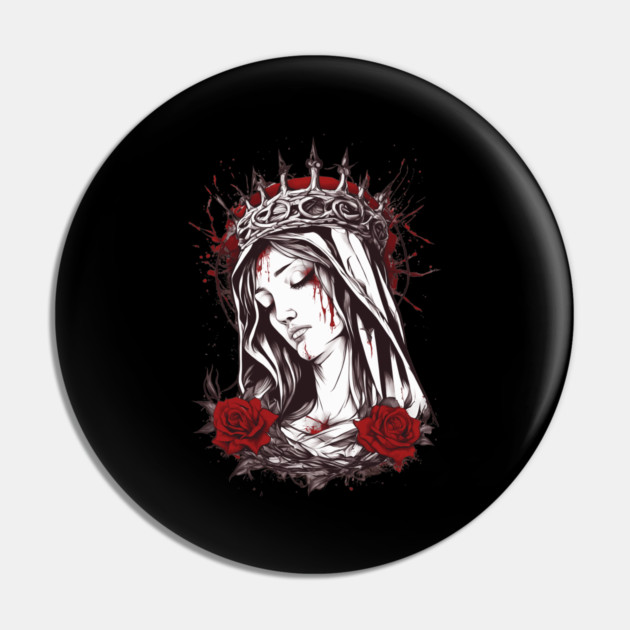Virgin Mary Pin by animegirlnft