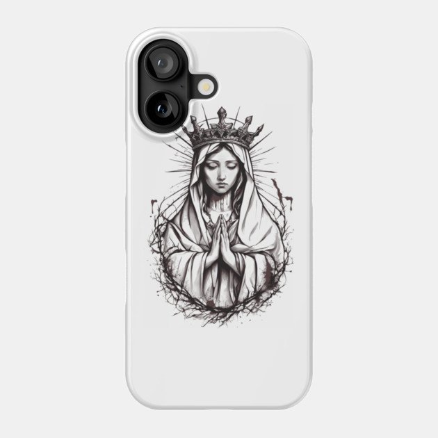 Hail Mary Prayer Phone Case by animegirlnft