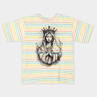 Hail Mary Prayer Kids T-Shirt