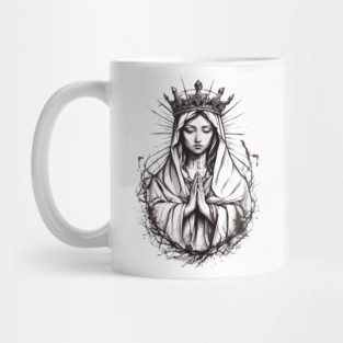 Hail Mary Prayer Mug