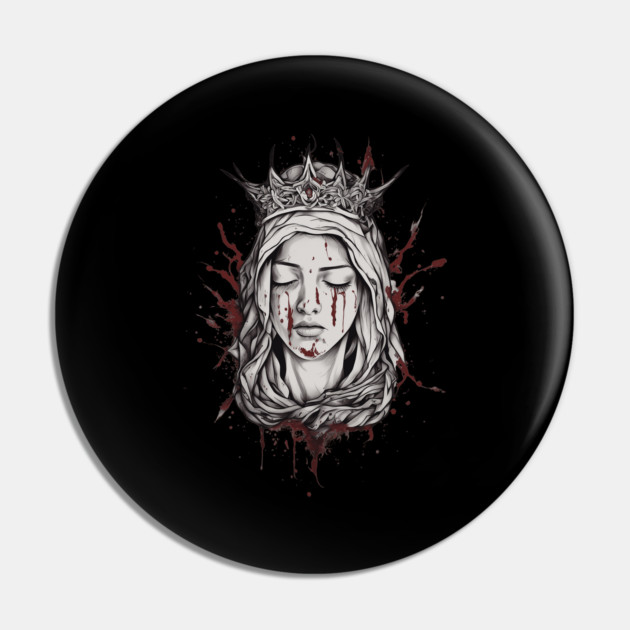 Saint Mary Of Sorrows Pin by animegirlnft