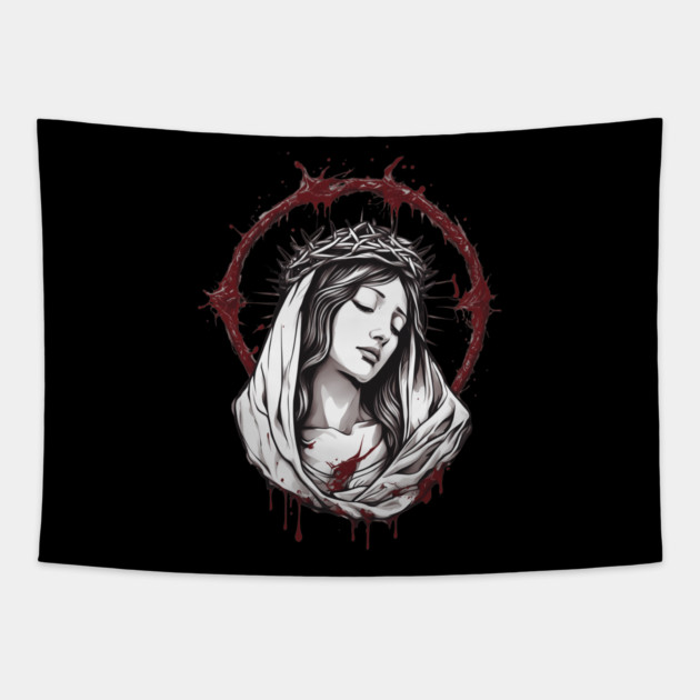 Saint Mary Disciple Of The Lord Tapestry by animegirlnft
