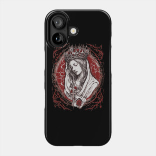 Saint Mary Our Lady Of Grace Phone Case