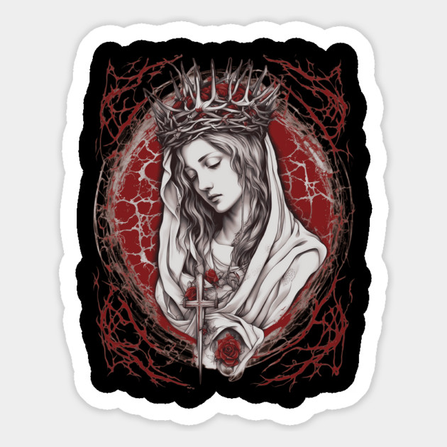 Saint Mary Our Lady Of Grace Magnet by animegirlnft