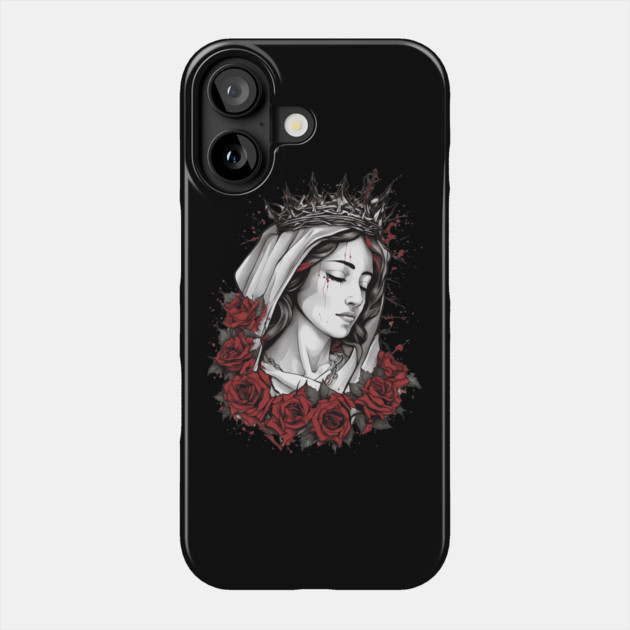 Mary, Mother Of Jesus Phone Case by animegirlnft