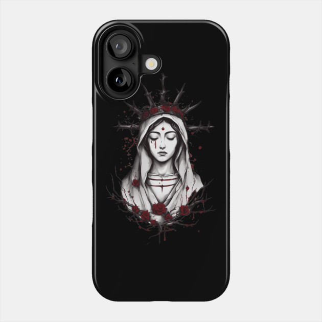 Mary The Blessed Virgin Phone Case by animegirlnft