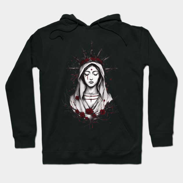 Mary The Blessed Virgin Hoodie by animegirlnft