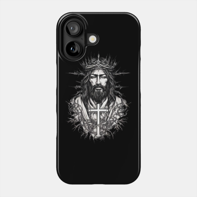 Jesus Walks On Water Phone Case by animegirlnft