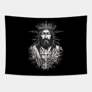 Jesus Walks On Water Tapestry